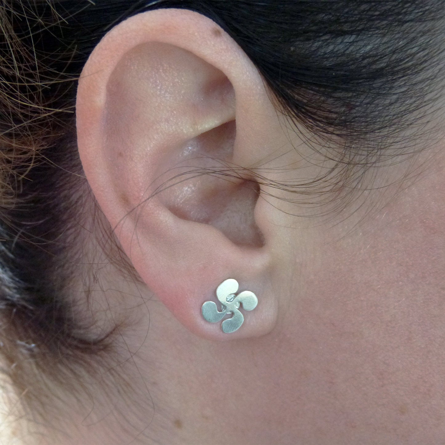 Lauburu earrings in 925 silver
