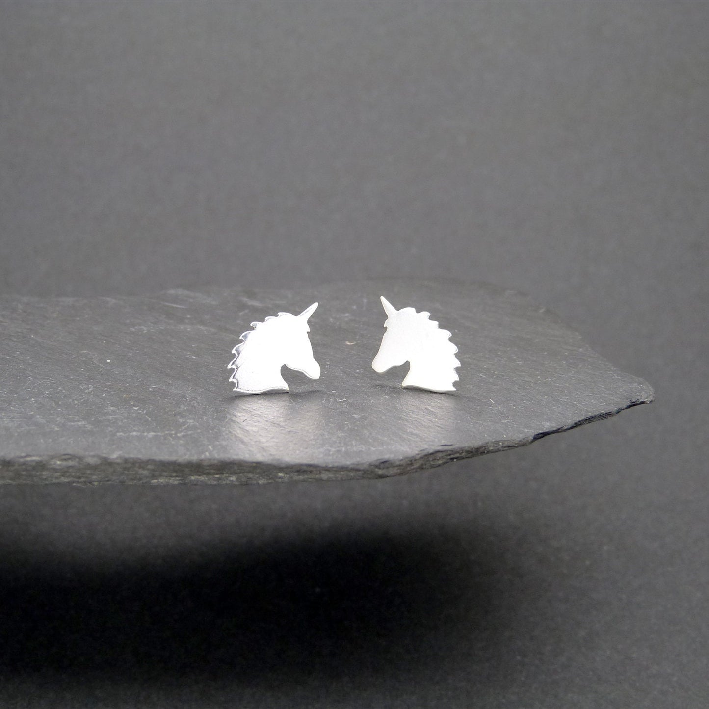 925 silver unicorn earrings
