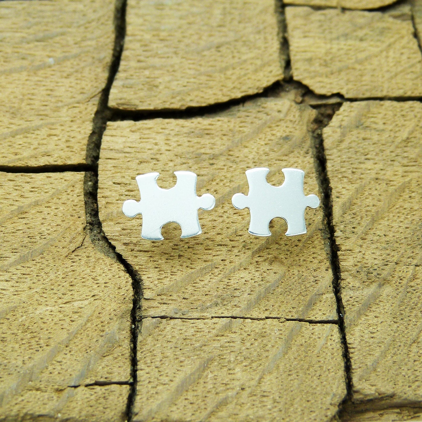 925 silver puzzle earrings