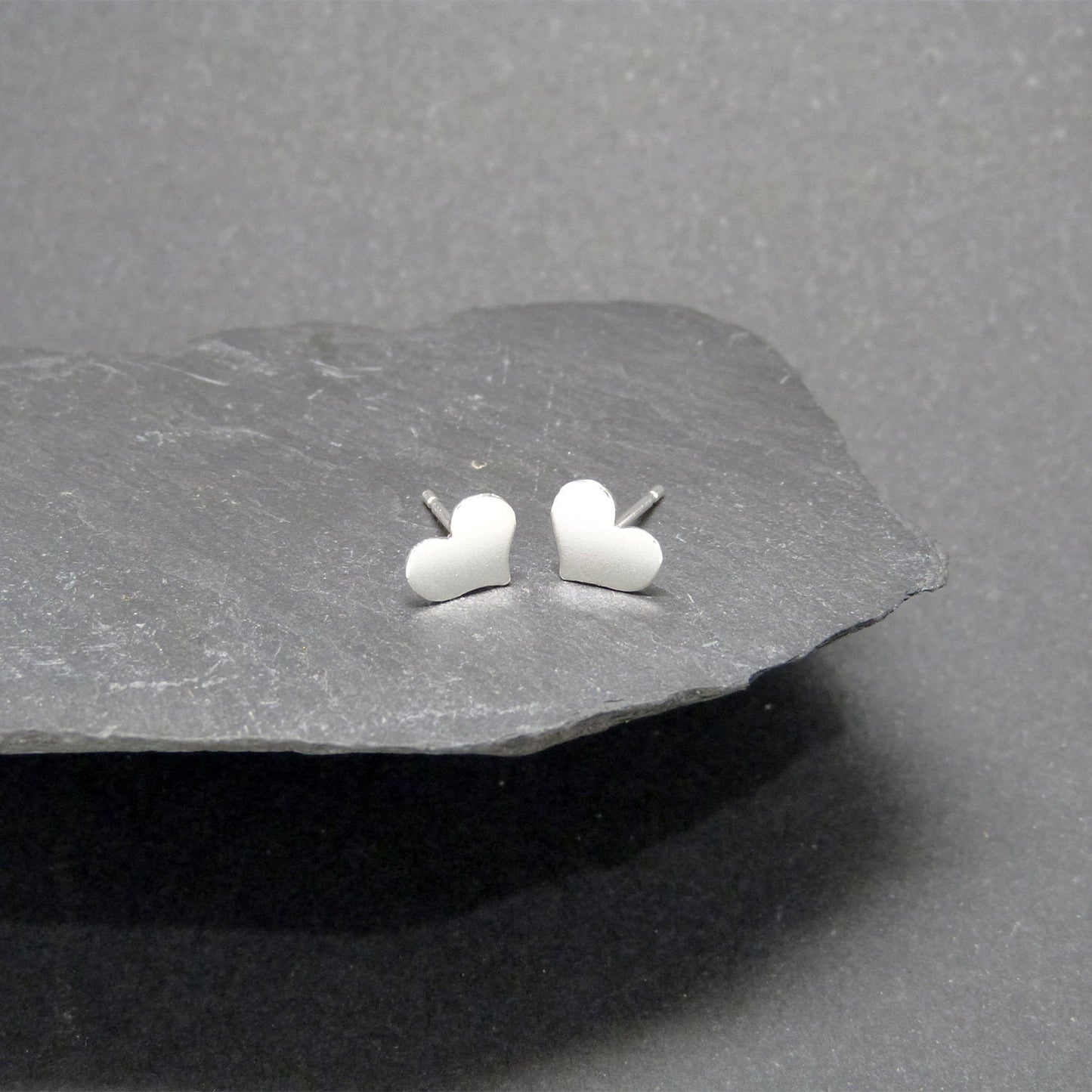 925 Silver Mini Hearts Earrings