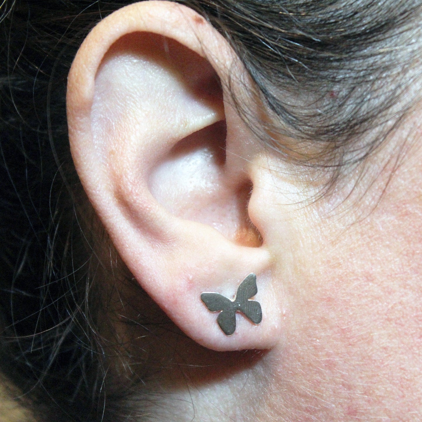 925 silver butterfly earrings