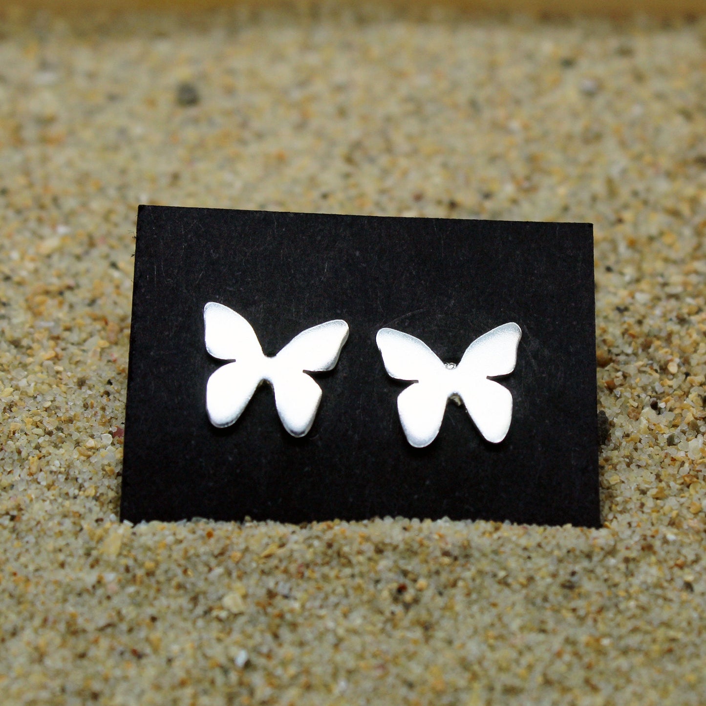 925 silver butterfly earrings