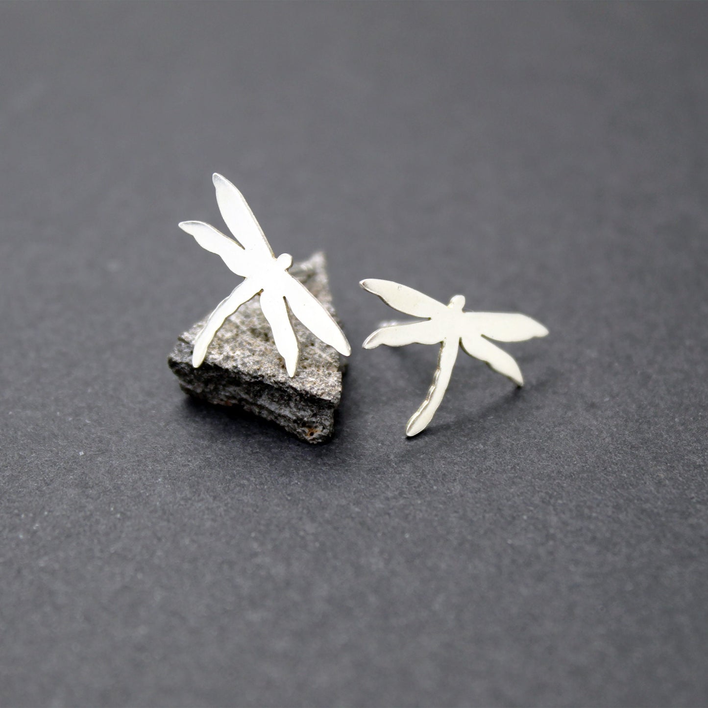 Small Dragonflies earrings in 925 silver