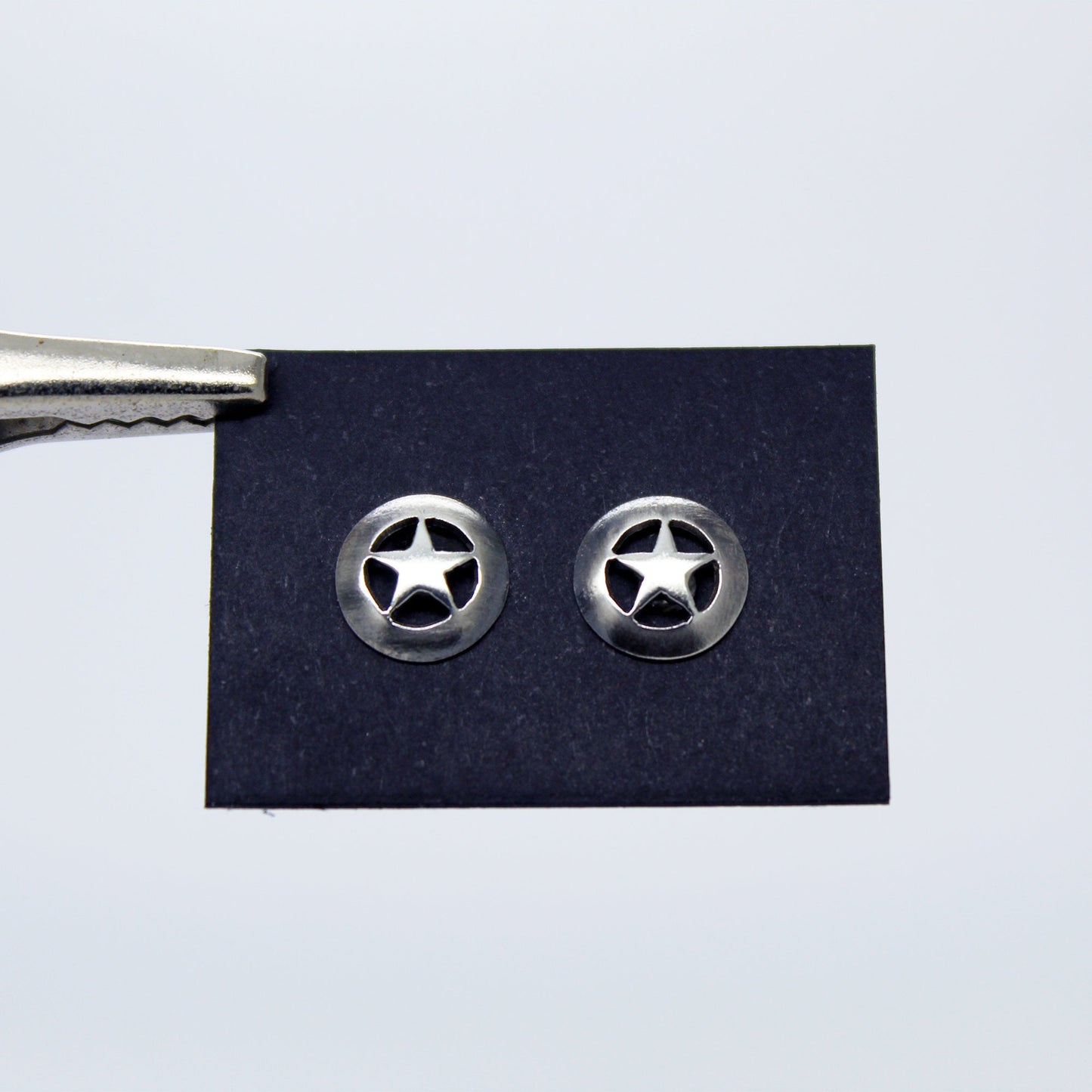 Estrella de Texas Ranger pendientes en plata 925