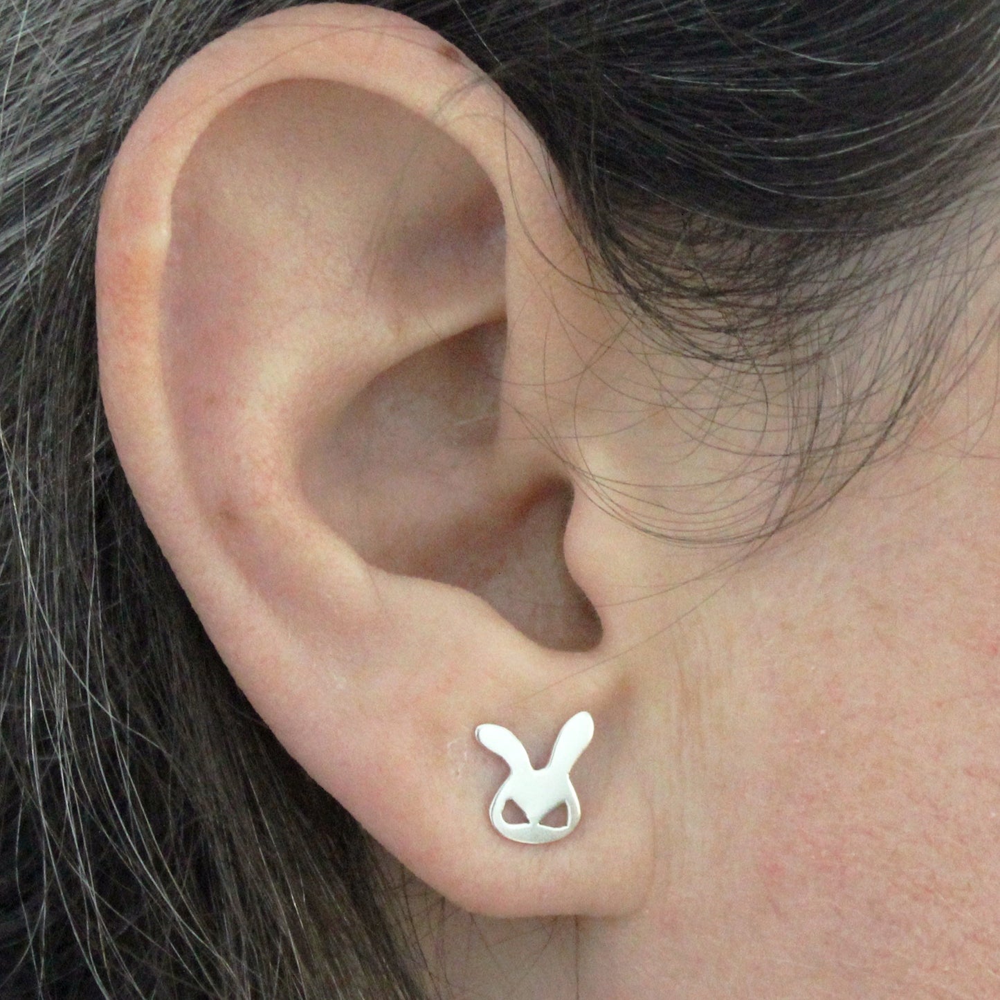 Devilish Bunnies 925 silver earrings