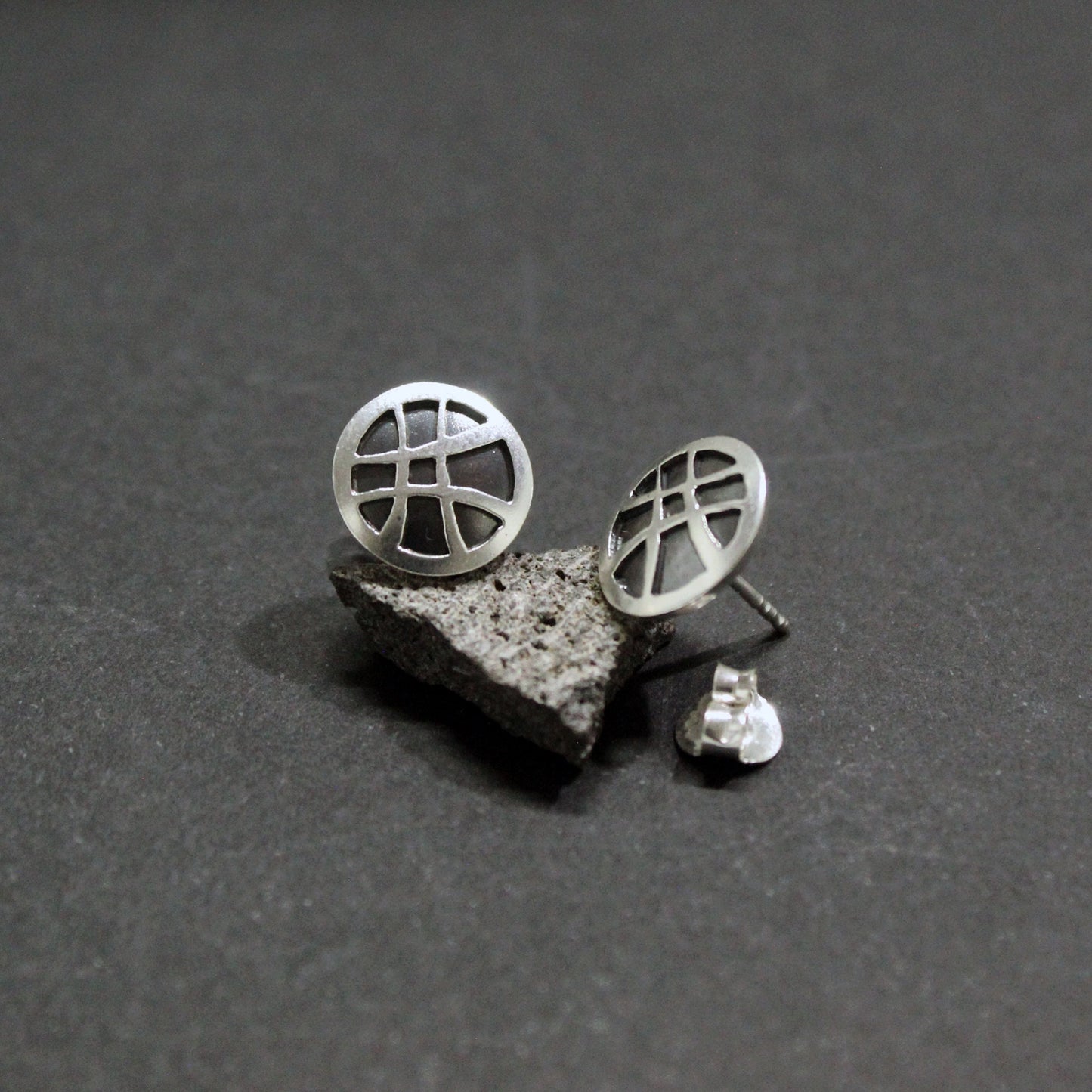 Doctor Strange earrings, Seal of Vishanti in 925 silver