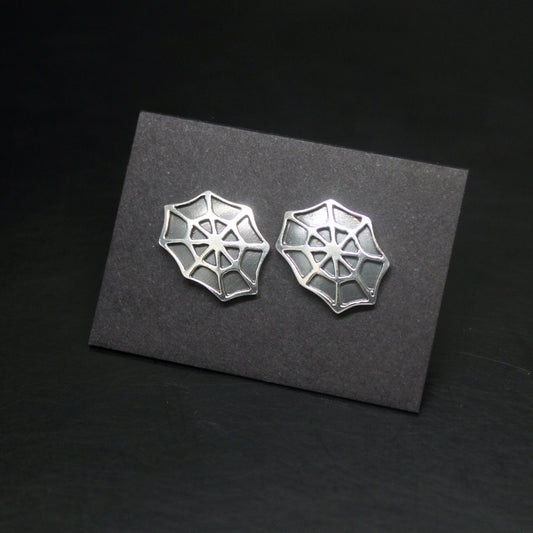 Cobweb earrings in 925 silver